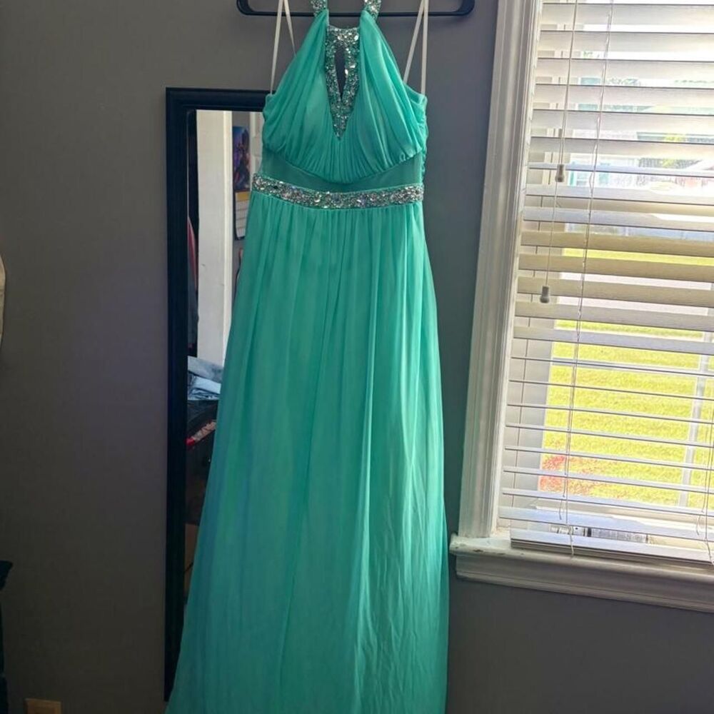 City-studios Women's Silver and Blue Dress